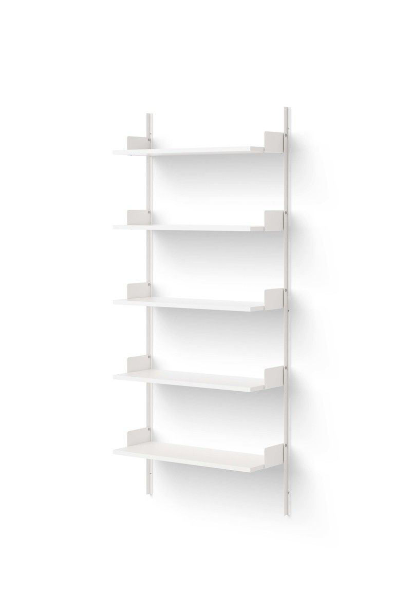 Billede af New Works Wall Shelf 1900 190x83,5 cm - White/White