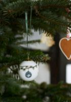 Billede af Kähler Hammershøi Christmas kugle 2020 Ø: 6 cm - Hvid