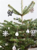 Billede af Felius Snefnug ophæng 2 stk H: 6cm - Hvid OUTLET