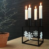 Billede af Felius Snefnug ophæng 2 stk H: 6cm - Hvid OUTLET