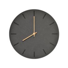 Billede af Hemverk Vægur Ø: 28 cm – Gunpowder/Gold 