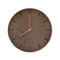 Billede af Hemverk Vægur Ø: 28 cm – Dark Oak/Copper