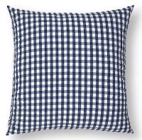 Billede af Juna Bæk&Bølge Pudebetræk 63x60 cm - Mørk Blå/Hvid