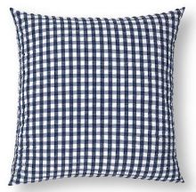 Billede af Juna Bæk&Bølge Pudebetræk 63x60 cm - Mørk Blå/Hvid