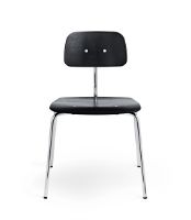 Billede af Montana Kevi 2060 Spisebordstol SH: 47 cm - Sort Ask/Krom