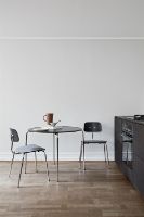 Billede af Montana Kevi 2060 Spisebordstol SH: 47 cm - Sort Ask/Krom