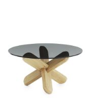 Billede af Normann Copenhagen Ding Table Glass smoke - Oak