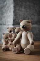 Billede af Kay Bojesen Bjørn Lille H: 14,5 cm - Eg/Ahorn