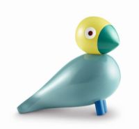 Billede af Kay Bojesen Sangfugl Sunshine H: 15,5 cm - Turkis/Gul