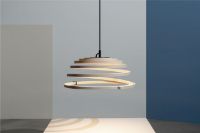 Billede af Secto Design Aspiro 8000 Pendel Ø: 50 cm - Birk / Sort Ledning