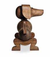 Billede af Kay Bojesen Gravhund H: 11 cm - Valnød