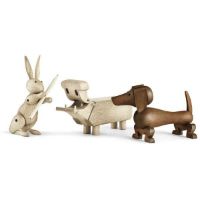 Billede af Kay Bojesen Gravhund H: 11 cm - Valnød