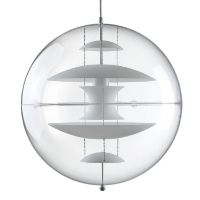 Billede af Verpan Verner Panton Globe Ø: 50 cm - Hvid/Glas