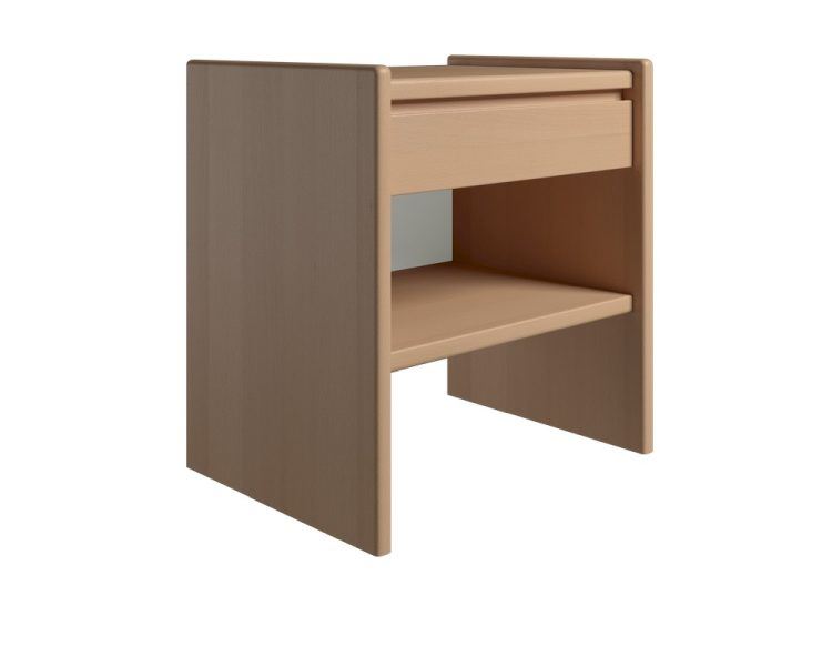 Billede af Kaagaard 110 Sengebord 50x50x37 cm - Lakeret Bøg