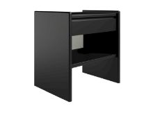 Billede af Kaagaard 110 Sengebord 50x50x37 cm - Sortmalet