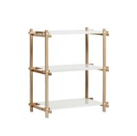Billede af HAY Woody Column Lav B:75,5 x D44,5 x H85,5 cm - Natur/hvid 