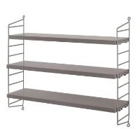 Billede af String Pocket Reol 60x50 cm - Grey/Grey 