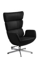 Billede af Conform Turtle Lænestol SH: 42cm - Sort/Aluminium