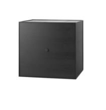 Billede af Audo Copenhagen Frame 49 49x49 cm inkl. Låge & Hylde - Sortbejset Ask