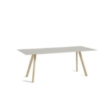 Billede af HAY CPH 30 Table 200x90x74 cm - Lacquered Solid Oak/Off White Linoleum