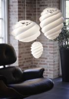Billede af Le Klint 1313M Swirl 3 Pendel Medium Ø: 40 cm - Hvid
