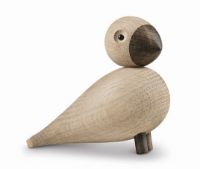 Billede af Kay Bojesen Sangfugl Alfred H: 15 cm - Eg/Røget Eg
