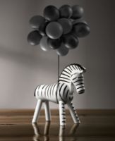 Billede af Kay Bojesen Zebra H: 14 cm - Sort/Hvid Bøg