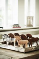 Billede af Kay Bojesen Zebra H: 14 cm - Sort/Hvid Bøg