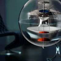 Billede af Verpan Verner Panton Globen Ø: 40 cm - Rød/Blå 