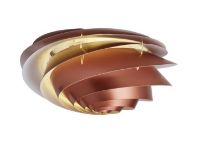 Billede af Le Klint 1320S Swirl Loft-/Væglampe Small Ø: 37 cm - Kobber