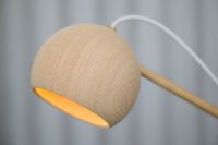 Billede af Brdr. Krüger Lune Bordlampe H: 40 cm - Hvidolieret Eg