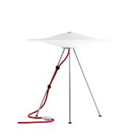 Billede af Piet Hein Sinus 440 Bordlampe H: 44,3cm - Opal/Sort Ledning OUTLET