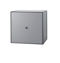 Billede af Audo Copenhagen Frame 49 inkl. Låge & Hylde 49x49 cm - Mørk Grå