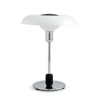 Billede af Piet Hein RA 250 Bordlampe H: 33,6cm - Hvid/Krom