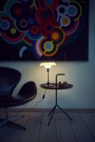 Billede af Piet Hein RA 250 Bordlampe H: 33,6cm - Hvid/Krom