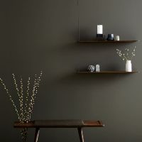 Billede af Woud Stedge Shelf 2.0 L: 80 cm - Smoked Oak