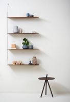 Billede af Woud Stedge Shelf 2.0 L: 80 cm - White Pigmented Laquered Oak 