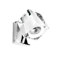 Billede af Lampefeber Ice Cube Væg-/Loftlampe H: 10,7 cm - Chrome