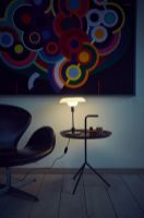 Billede af Piet Hein RA 250 Bordlampe H: 33,6cm - Opal/Krom