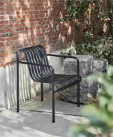 Billede af HAY Palissade Dining Armchair H: 80 cm - Anthracite