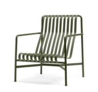 Billede af HAY Palissade Lounge Chair High SH: 38 cm - Olive 