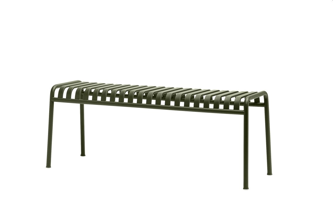 Billede af HAY Palissade Bench L: 120 cm - Olive 
