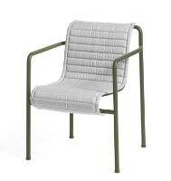 Billede af HAY Palissade Dining Armchair Quilted Cushion 103,5x44,5 cm - Sky Grey 