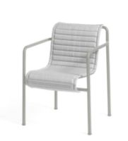 Billede af HAY Palissade Dining Armchair Quilted Cushion 103,5x44,5 cm - Sky Grey 