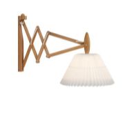 Billede af Le Klint 223-2/17 Saxlampe til væg H: 31 cm - Lys Eg/Standardskærm