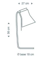 Billede af Secto Design Petite 4620 Bordlampe H: 56 cm - Birk