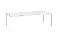Billede af HAY T12 Table 250x95 cm - White Powder Coated Aluminium/White Laminate 