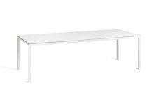 Billede af HAY T12 Table 250x95 cm - White Powder Coated Aluminium/White Laminate 