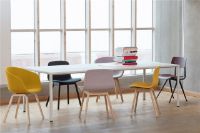 Billede af HAY T12 Table 250x95 cm - White Powder Coated Aluminium/White Laminate 