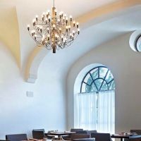 Billede af FLOS 2097/50 Lysekrone LED Ø: 100 cm - Brass